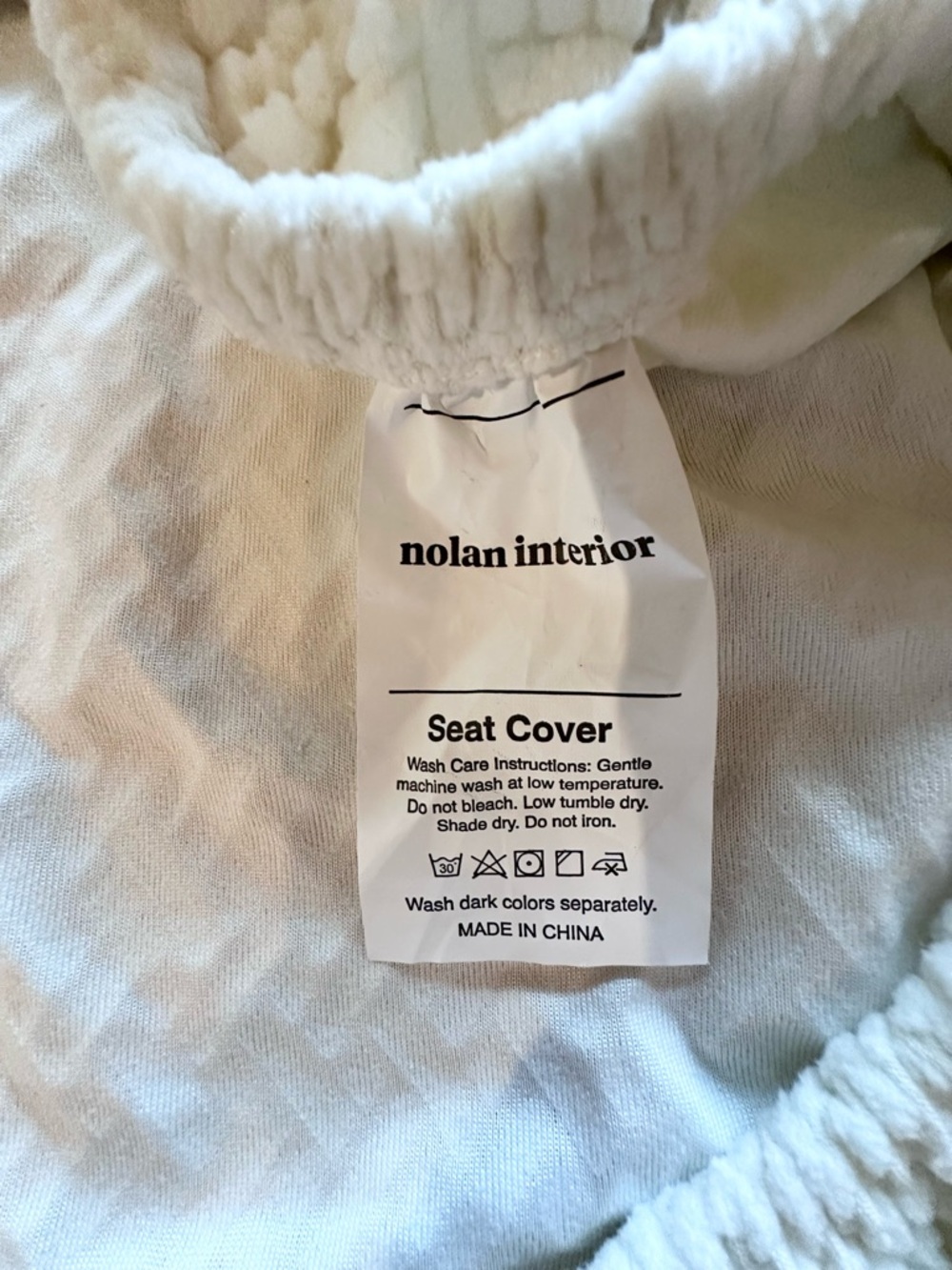 NOLAN INTERIOR “Magic Sofa Seat Cover” Classic Jade White, Pet-Proof Slipcover - Picture 8 of 15